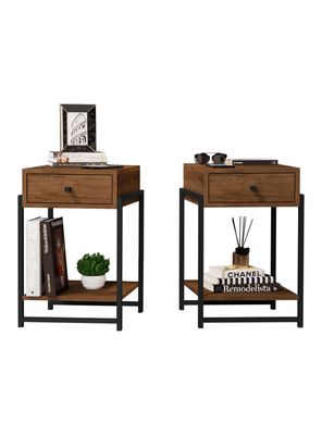 Velador Industrial Canela