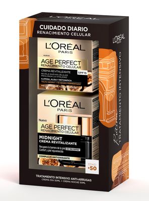 Imagen 2 del producto Pack Anti-Arrugas Age Perfect Renacimiento Celular Día + Noche de L'Oréal Paris