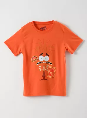Polera Manga Corta Unisex Infantil Angustia Inside Out