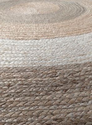 Imagen 2 del producto Alfombra Yute Braided Redonda 200x200 cm Beige