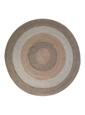 Alfombra Yute Braided Redonda 200x200 cm Beige