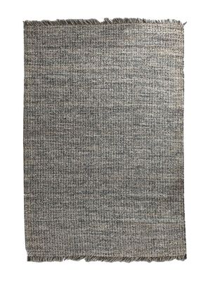 Alfombra Yute Melange 240x340 cm Negro