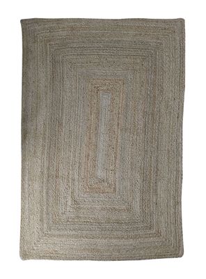 Alfombra Yute Braided 240x340 cm Natural