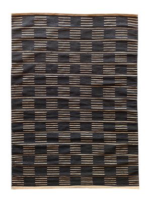 Alfombra Yute Nepal 240x340 cm Negro