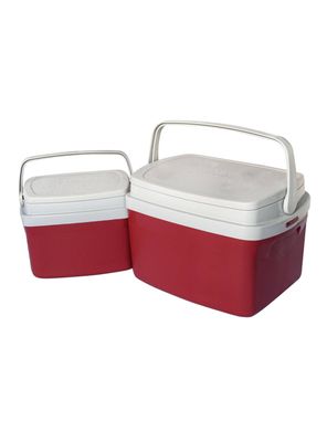 Set 2 Cooler 12/5 Litros Rojo