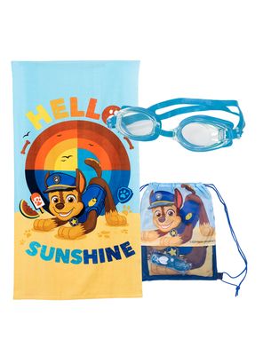 Set Toalla de Playa Paw Patrol 70x140 cm + Lentes + Bolso