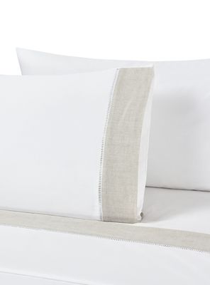 Sábanas King 300 Hilos Borde Lino