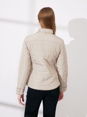 Imagen 2 del producto Parka Forrada con Diseño Acolchado Cuello Alto