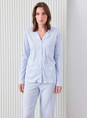 Pijama Camisero Full Print Mini Estampado
