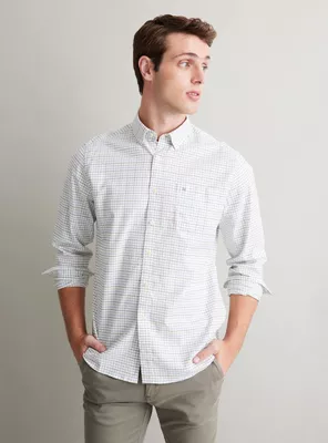 Camisa Manga Larga Check Básica