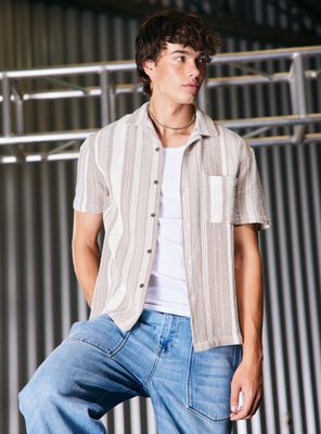 Camisa Resort Relaxed Fit Cuello Camisero