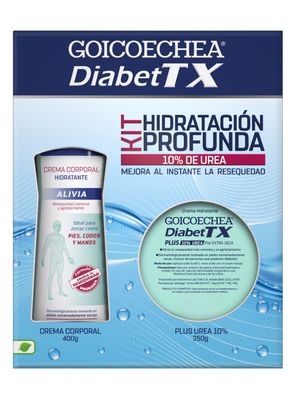 Pack Goicoechea Diabet Tx Crema Corporal Hidratante 400 ml + Crema Urea Plus 10% 250g
