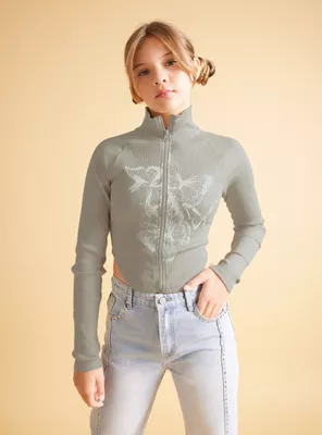 Polera Manga Larga con Cierre