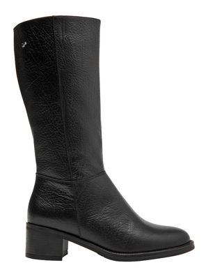 Bota Cuero Texturizada L023 Mujer