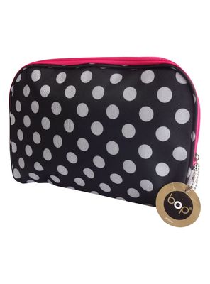 Imagen 1 del producto Cosmetiquero BOP Maquillaje Grande Negro con Puntos Blancos