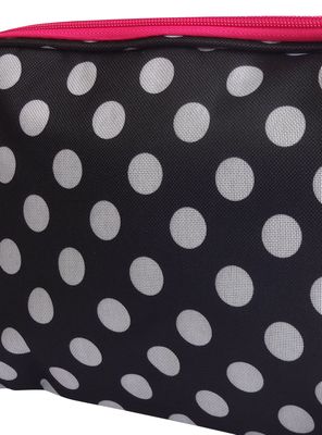 Imagen 2 del producto Cosmetiquero BOP Maquillaje Grande Negro con Puntos Blancos