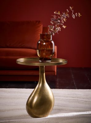 Mesa Lateral Met Redondo 51 cm