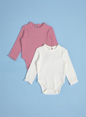 Body Bipack de Rib de Color Solido