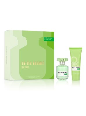 Imagen 1 del producto Set Perfume United Dreams Live Free EDT Mujer 50ml + Loción Corporal 75ml