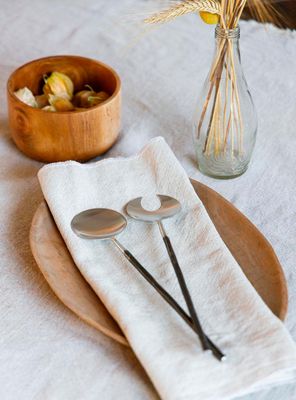 Imagen 2 del producto Set Cubiertos Ensalada Plata