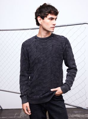 Sweater Texturado Lavado