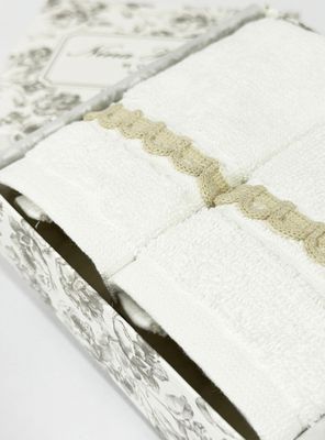 Imagen 2 del producto Set 2 Toallas Faciales Básica Blanco 30x30 cm