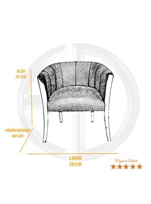 Imagen 2 del producto Sitial Marsella Tela