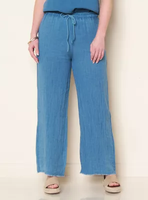 Pantalón Algodón con Cordón