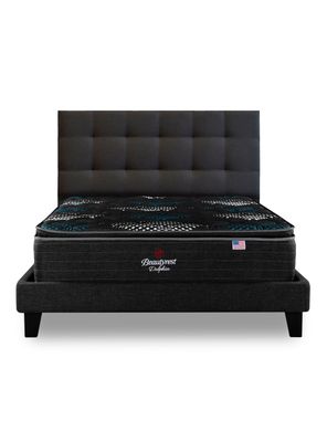 Imagen 2 del producto Cama Europea LowNest Dolphin King + Respaldo Tignes Margo