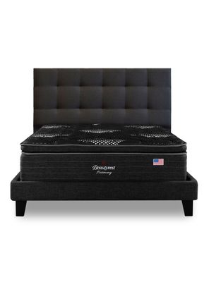 Imagen 2 del producto Cama Europea LowNest Harmony King + Respaldo Tignes Margo