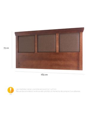 Imagen 2 del producto Respaldo 2 Plazas New Torino Café