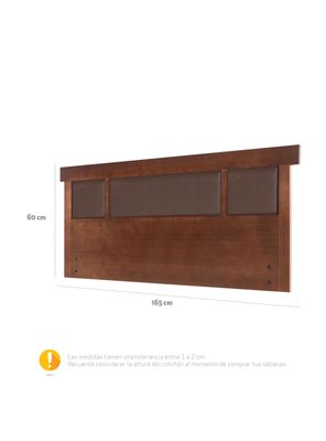 Imagen 2 del producto Respaldo 2 Plazas New Dublín Café