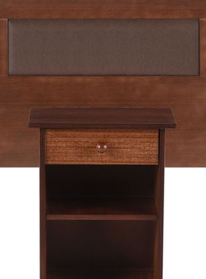 Imagen 2 del producto Set Muebles New Dublín: Respaldo 1 Plaza + Velador