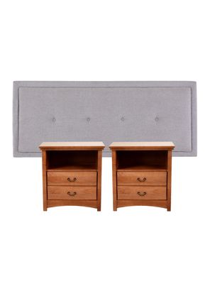 Imagen 1 del producto Set Muebles Ganges: Respaldo 2 Plazas + 2 Veladores