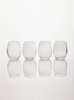 Set de 4 Vasos Vidrio Organic