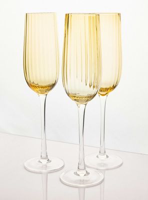 Imagen 2 del producto Set 4 Copas Champaña Ámbar