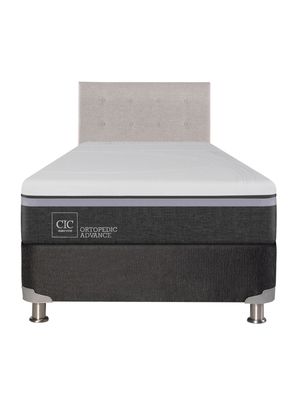 Imagen 2 del producto Box Spring Ortopedic Advance B5 BK 1.5 Plazas + Respaldo Tigris