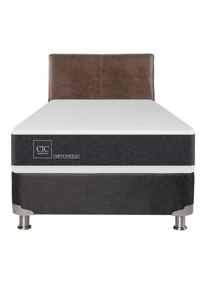 Imagen 2 del producto Box Spring New Ortopedic B5 BK 1.5 Plazas + Respaldo Baker