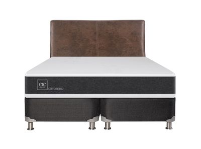 Imagen 2 del producto Box Spring New Ortopedic B5 Black King + Respaldo Baker