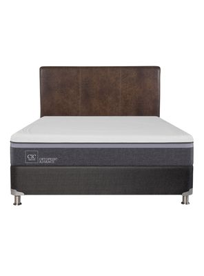 Imagen 2 del producto Box Spring Ortopedic Advance B5 Black 2 Plazas Base Normal + Respaldo Baker