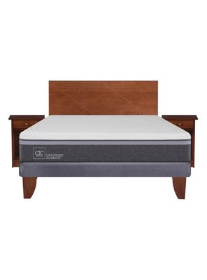 Imagen 2 del producto Cama Europea Ortopedic Advance 2 Plazas Base Normal + Set Muebles New Villarrica