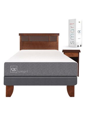 Imagen 2 del producto Cama Europea Smart 1.5 Plazas + Set Muebles New Dublín Caramelo