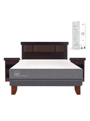 Imagen 2 del producto Cama Europea Smart 2 Plazas Base Normal + Set Muebles New Dublín Chocolate