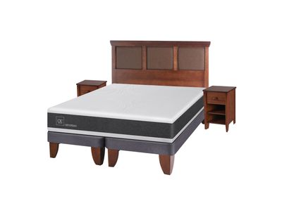 Imagen 2 del producto Cama Europea New Ortopedic King + Set Muebles New Torino