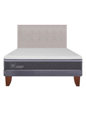 Imagen 2 del producto Cama Europea Ortopedic Advance 2 Plazas Base Normal + Respaldo Tigris