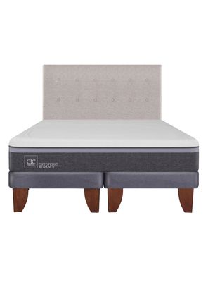 Imagen 2 del producto Cama Europea Ortopedic Advance 2 Plazas Base Dividida + Respaldo Tigris