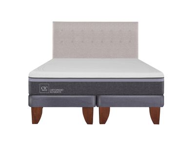 Imagen 2 del producto Cama Europea Ortopedic Advance King + Respaldo Tigris