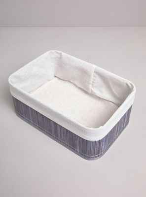 Imagen 2 del producto Canasto Tela Bambu Gris L