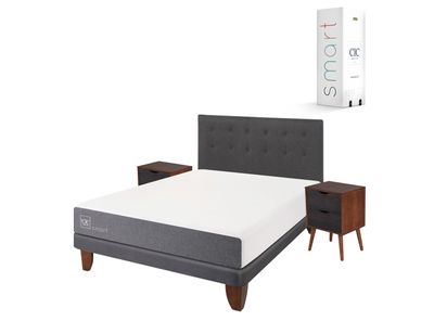 Imagen 2 del producto Cama Europea Smart 2 Plazas Base Normal + Set Muebles Eufrates