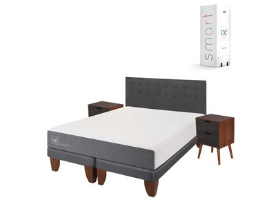 Imagen 2 del producto Cama Europea Smart King Base Dividida + Set Muebles Eufrates